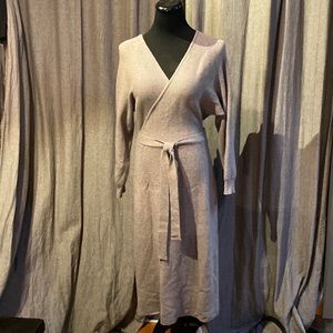 Lone Sleeve Knit Sweater Dress